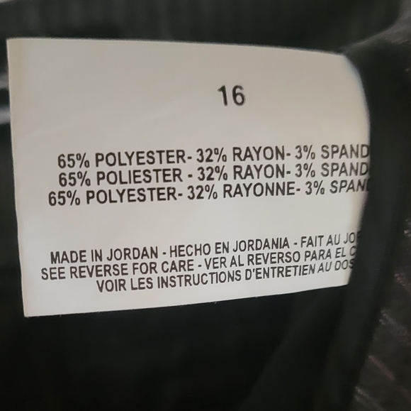 GLORIA VANDERBILT The Perfect Fit Pants Size 16 - Picture 9 of 9